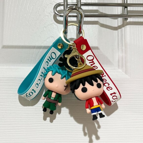 Luffy & Zoro One Piece Key Chains - Picture 1 of 10